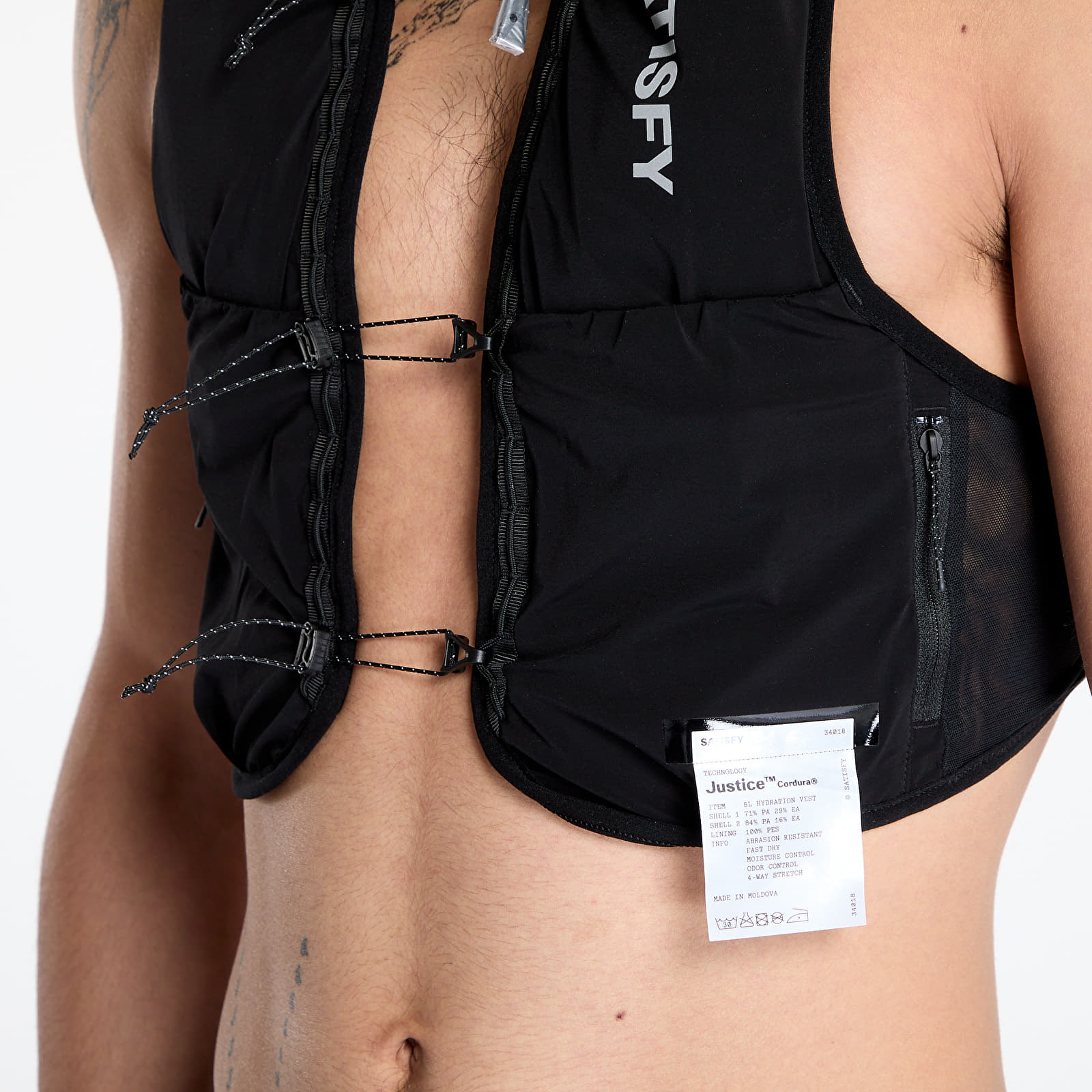 Plecaki Satisfy Justice Cordura Hydration Vest 5L Black