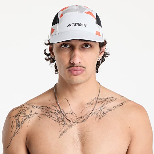 Kšiltovka adidas Terrex Climacool 5Panel Graphic Cap White/ Semi Impact Orange/ Black