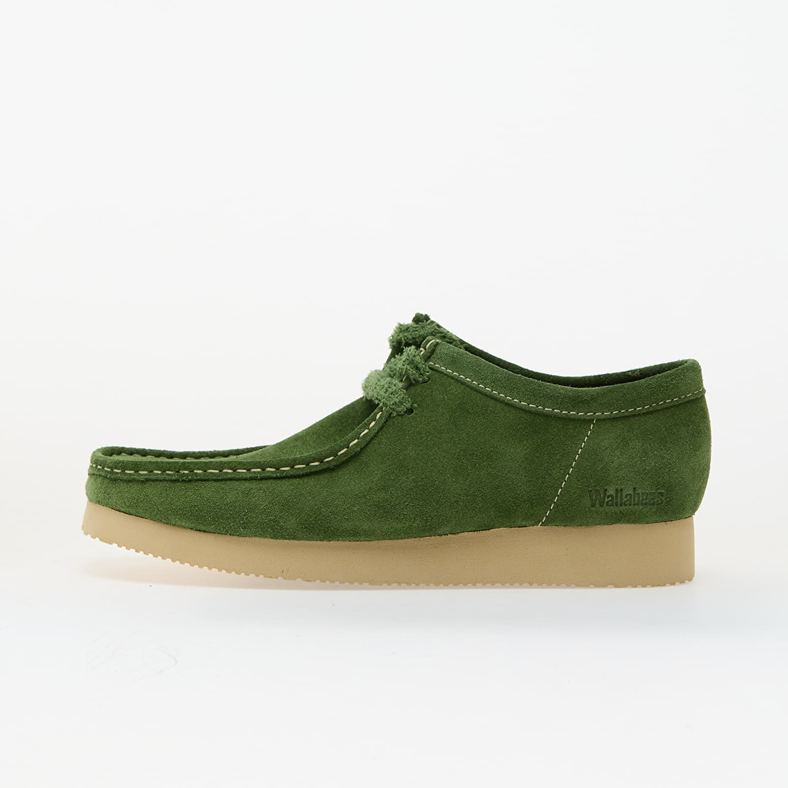 Levně Tenisky Clarks Originals Wallabee 2604 Green Suede