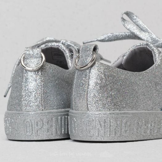 Women s shoes Opening Ceremony La Cienega Glitter Silver Blue Footshop