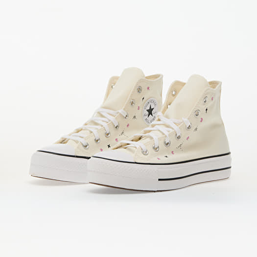 Chuck Taylor All Star Lift Platform Celestial Egret/ Black/ Cactus