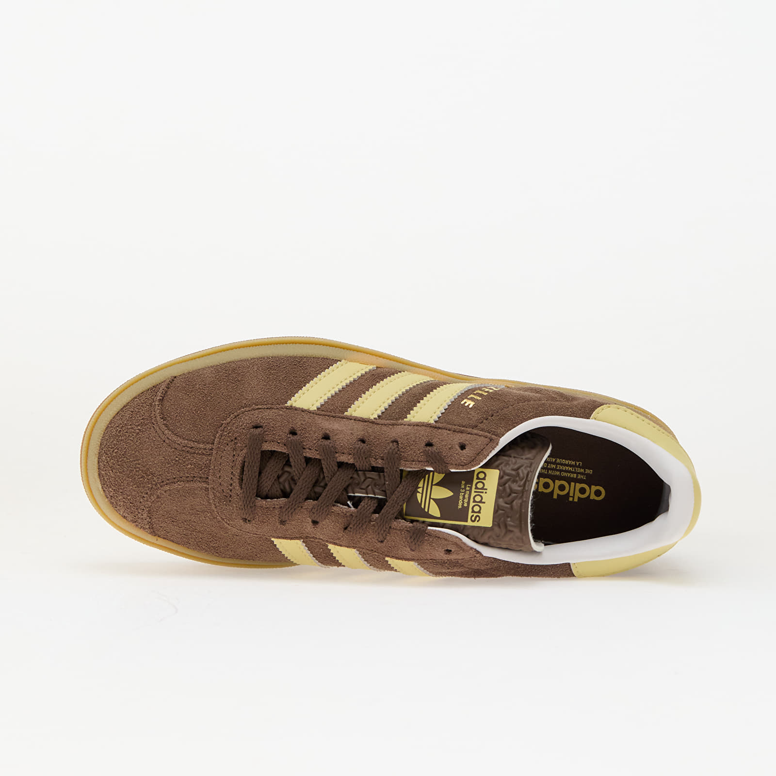 Ženske tenisice adidas Gazelle Bold W Earth Strata/ Power Yellow/ Ftw White