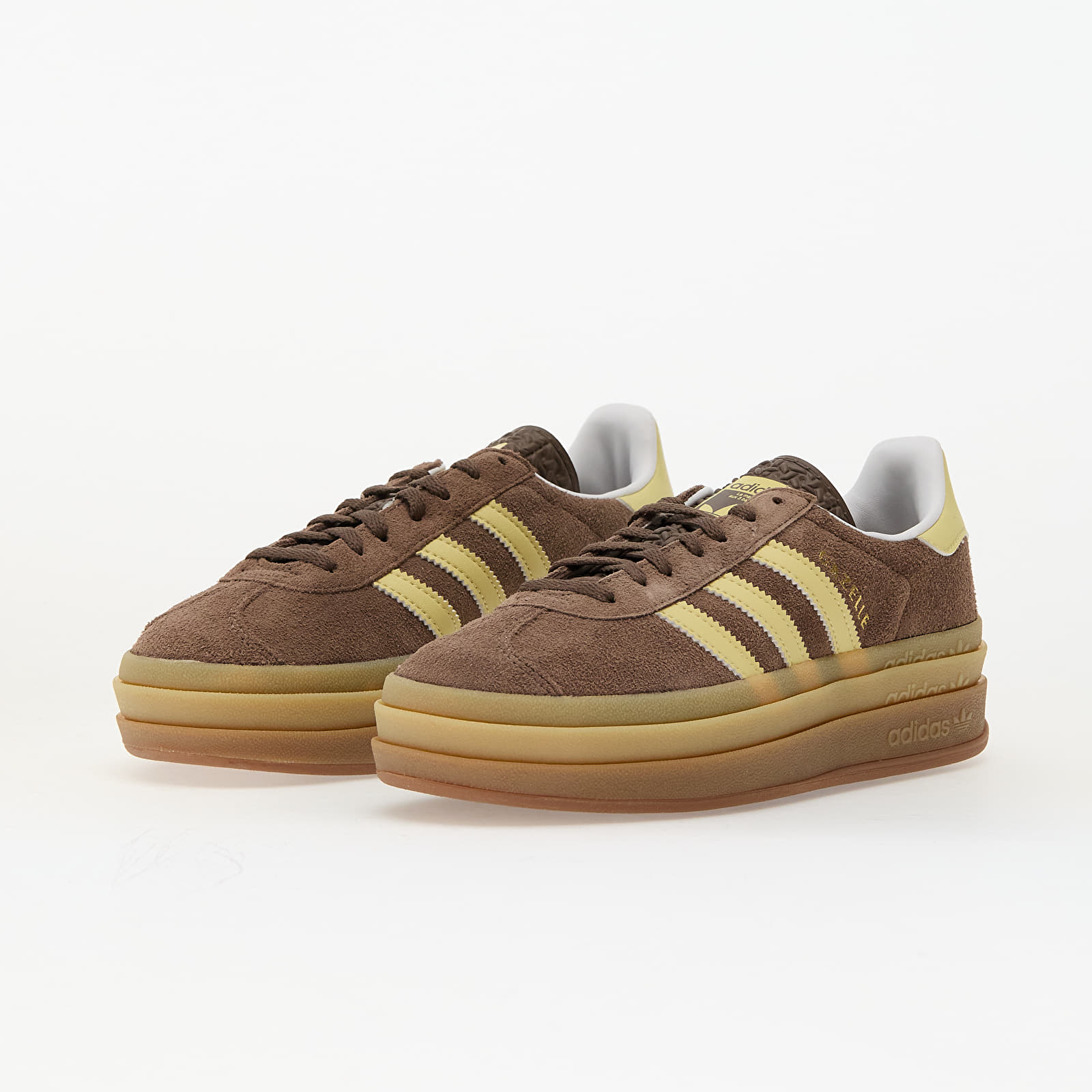Ženske tenisice adidas Gazelle Bold W Earth Strata/ Power Yellow/ Ftw White
