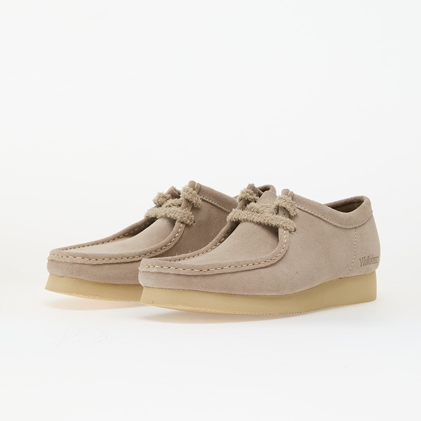 Herren Sneaker und Schuhe Clarks Originals Wallabee 2604 Sand Suede