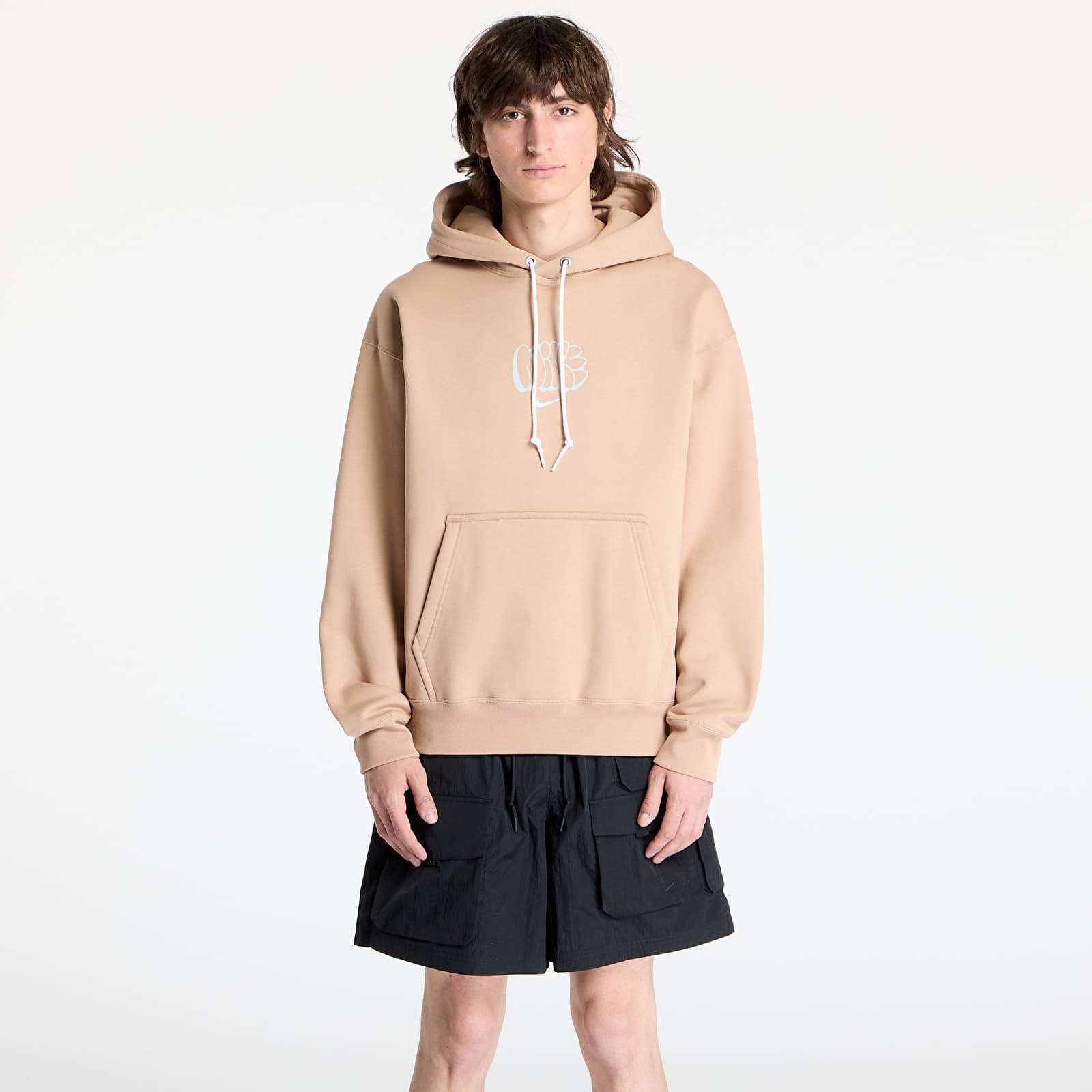 Hanorac Nike Solo Swoosh Mens Fleece Hoodie Hemp S