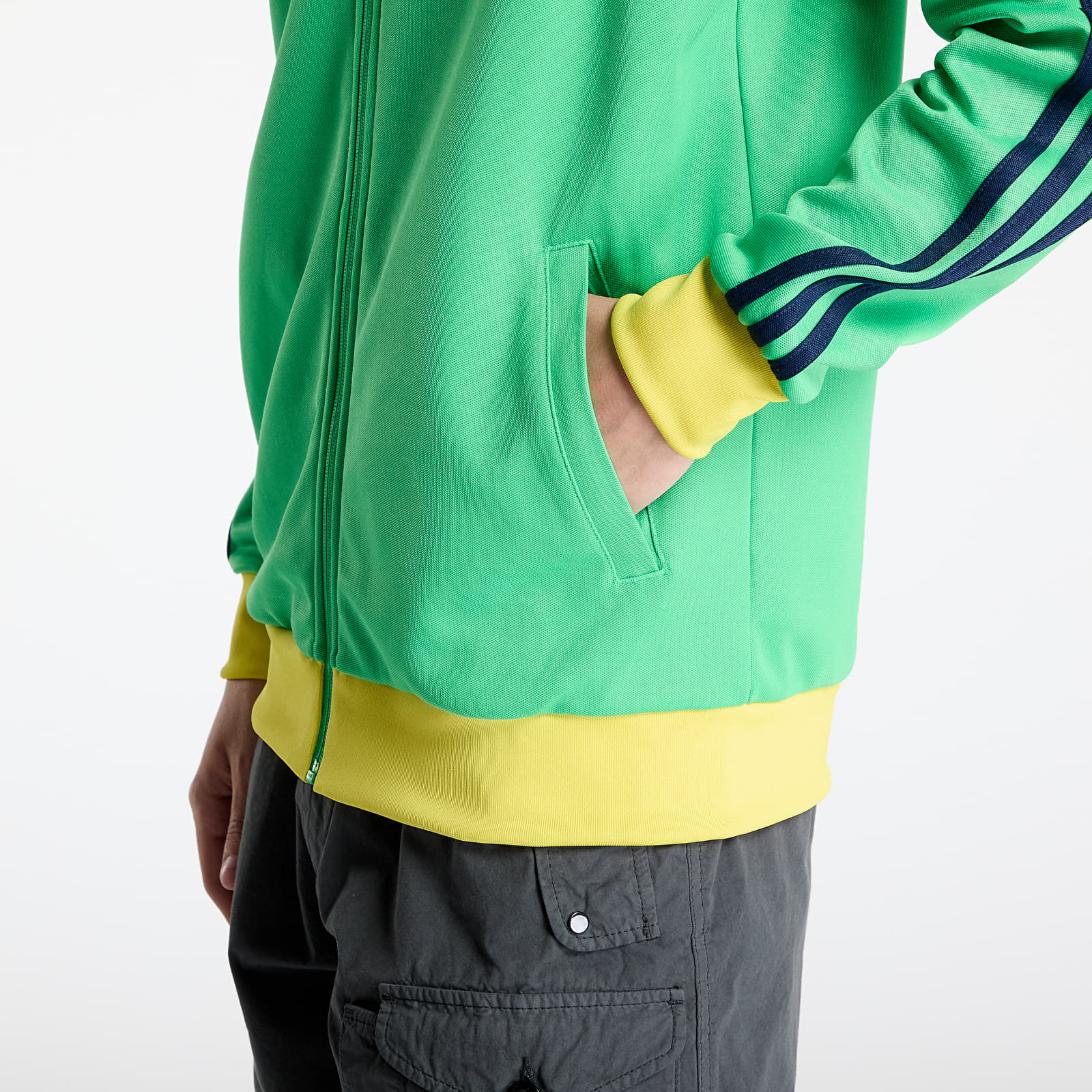 Mikinas ar kapuci un sporta krekli adidas Track Top Energy Green