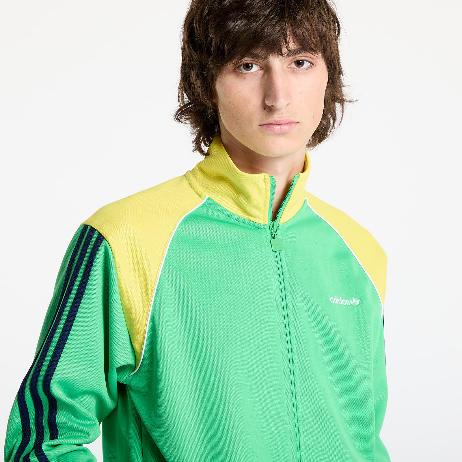 Mikinas ar kapuci un sporta krekli adidas Track Top Energy Green