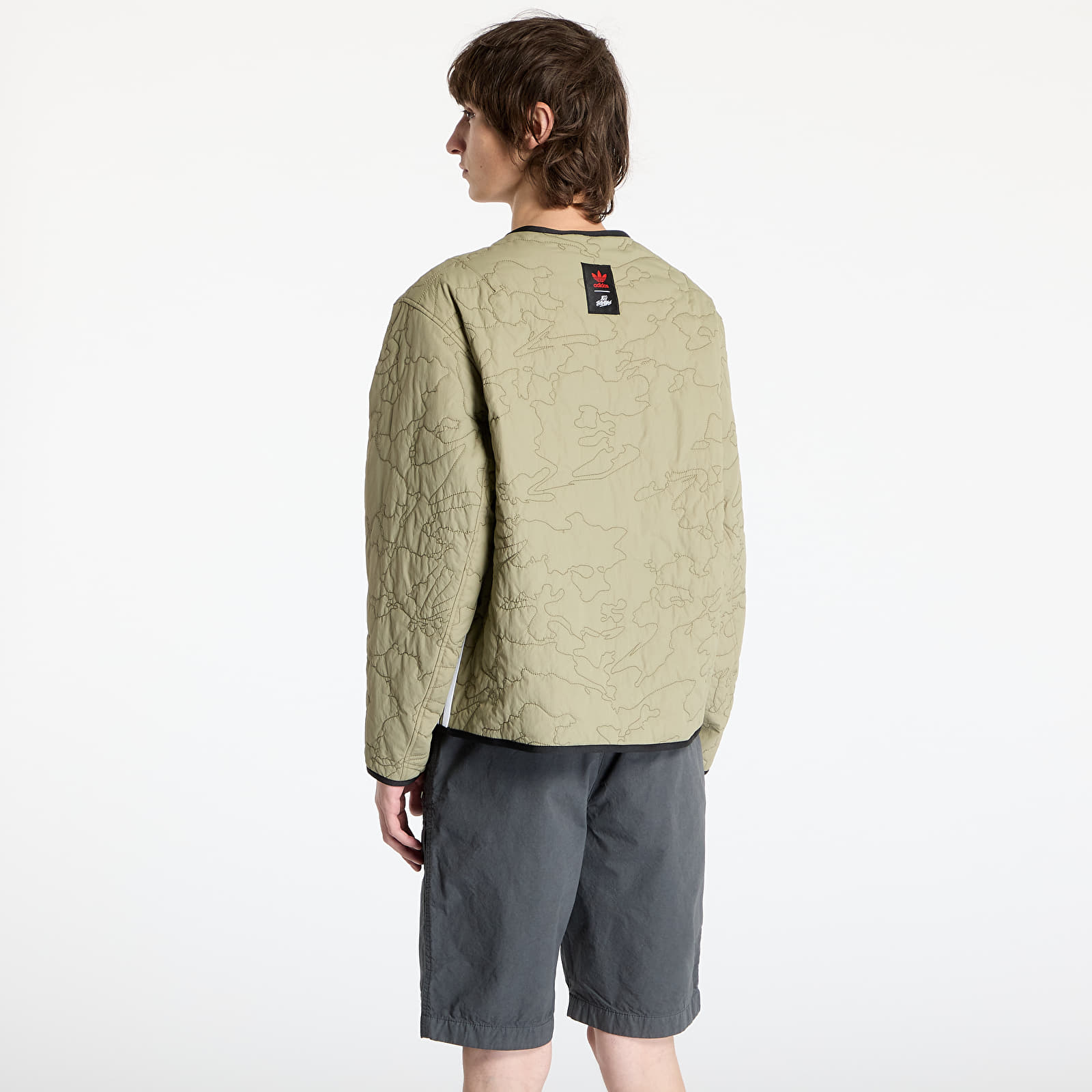 Jackets adidas x 100 Thieves Quilted Liner Green/ Orbit Green
