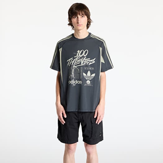T-shirt adidas x 100 Thieves T-Shirt Dark Grey/ Carbon