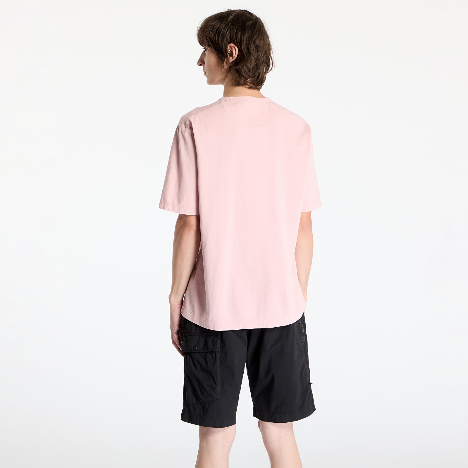 Pólók C.P. Company 1020 Jersey Logo T-Shirt Misty Rose Pink