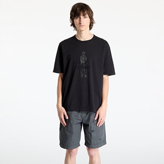 T-särk C.P. Company 1020 Jersey Logo T-Shirt Black