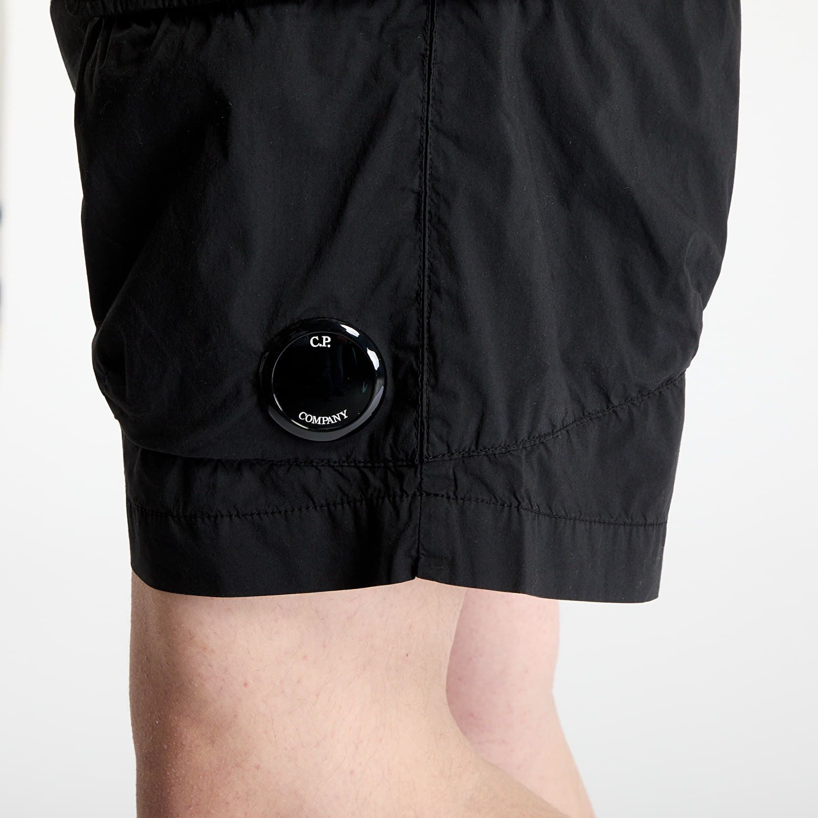 Kurzhosen C.P. Company 50 Fili Stretch Cargo Shorts Black