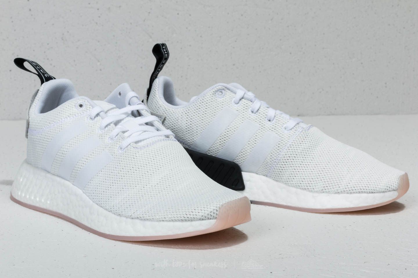 Women s shoes adidas NMD R2 W Crystal White Ftw White Core Black Footshop