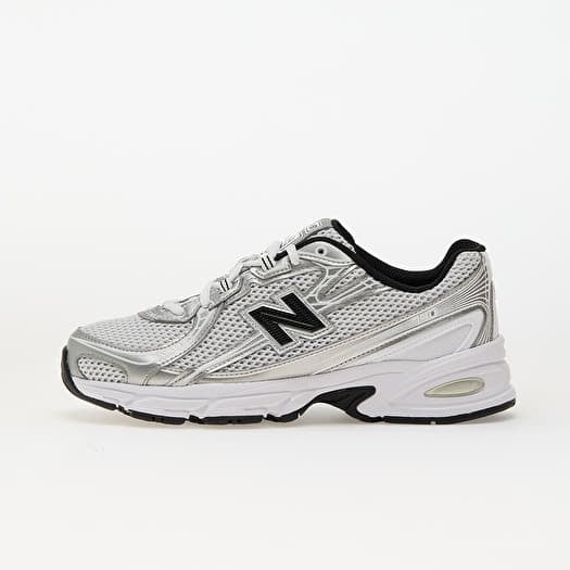 New Balance 740 White/ Silver Metallic/ Navy