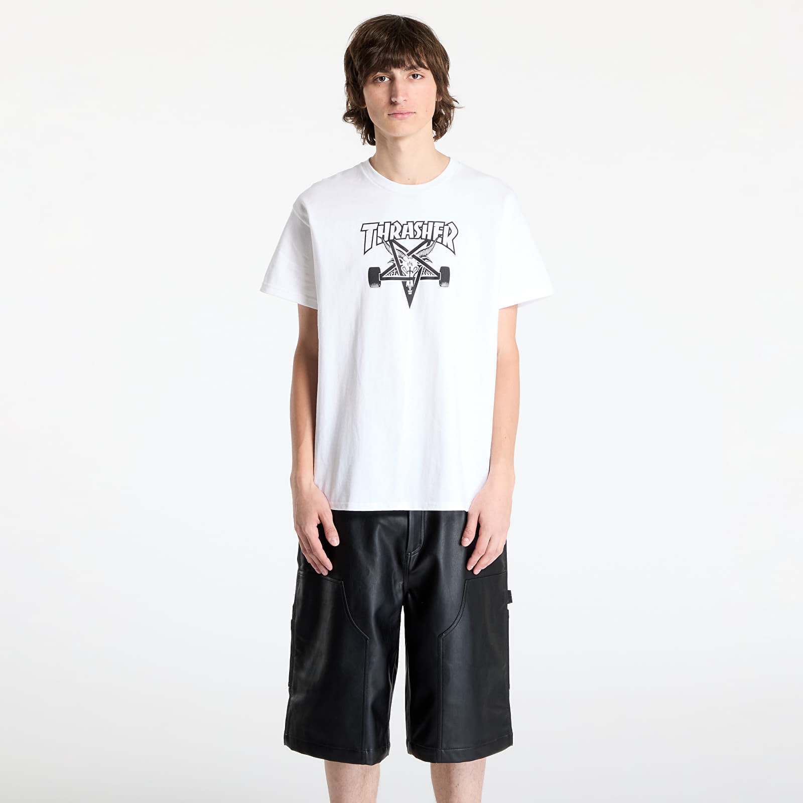 Tricou Thrasher Skategoat T-Shirt White M