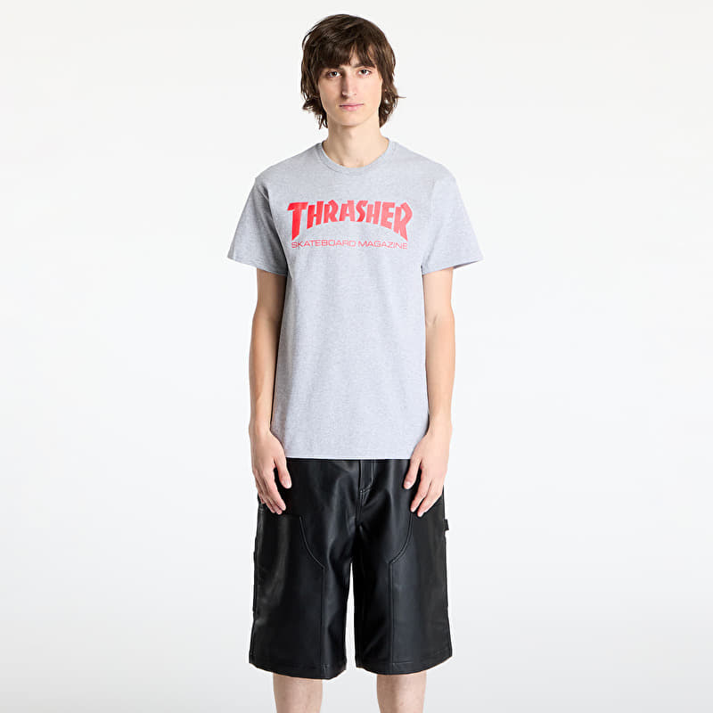 Thrasher Skate Mag T-Shirt Gray/ Red