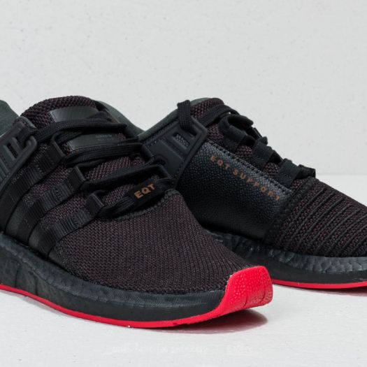 Adidas eqt support 93/17 black red discount