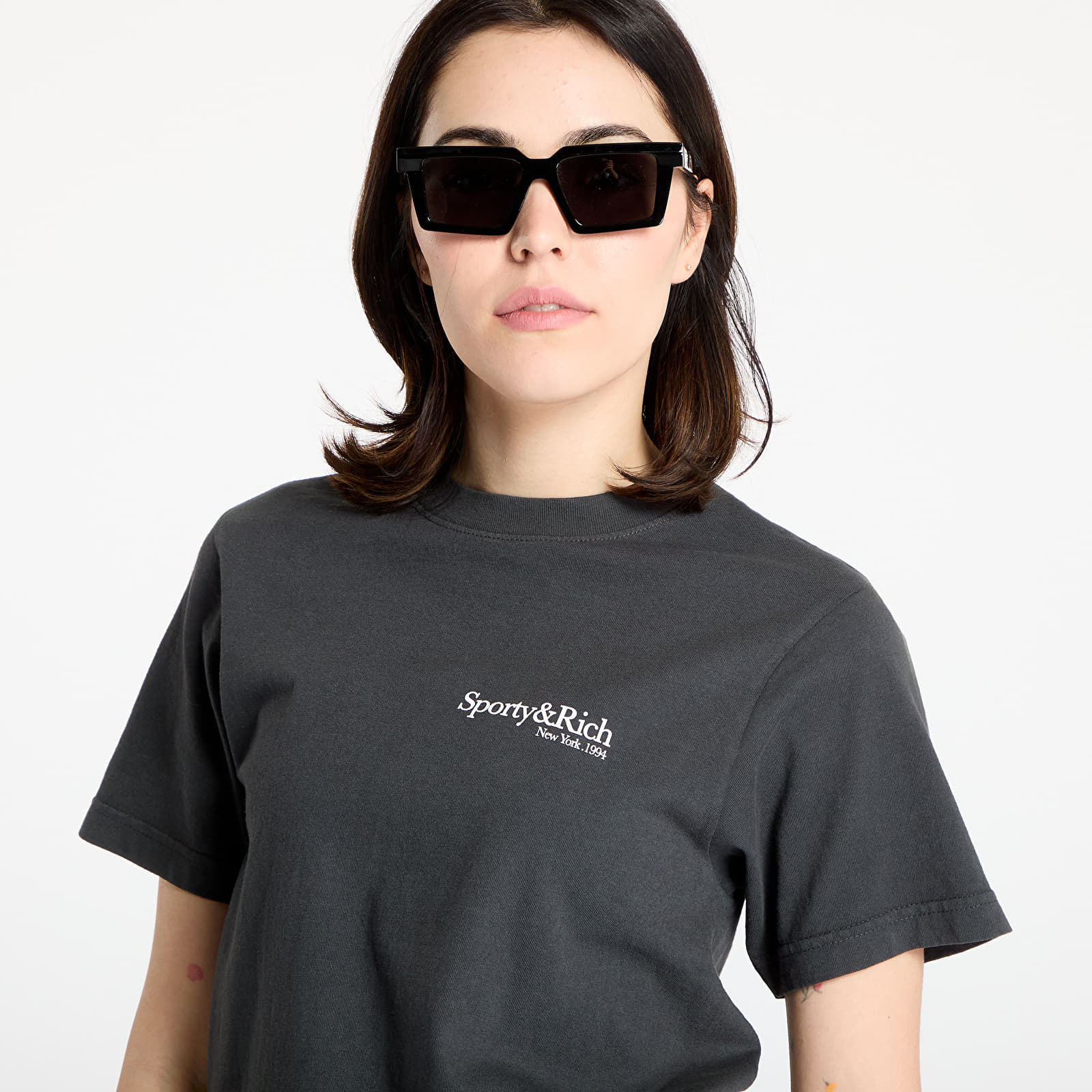 Pólók Sporty & Rich HWCNY T-Shirt Faded Black