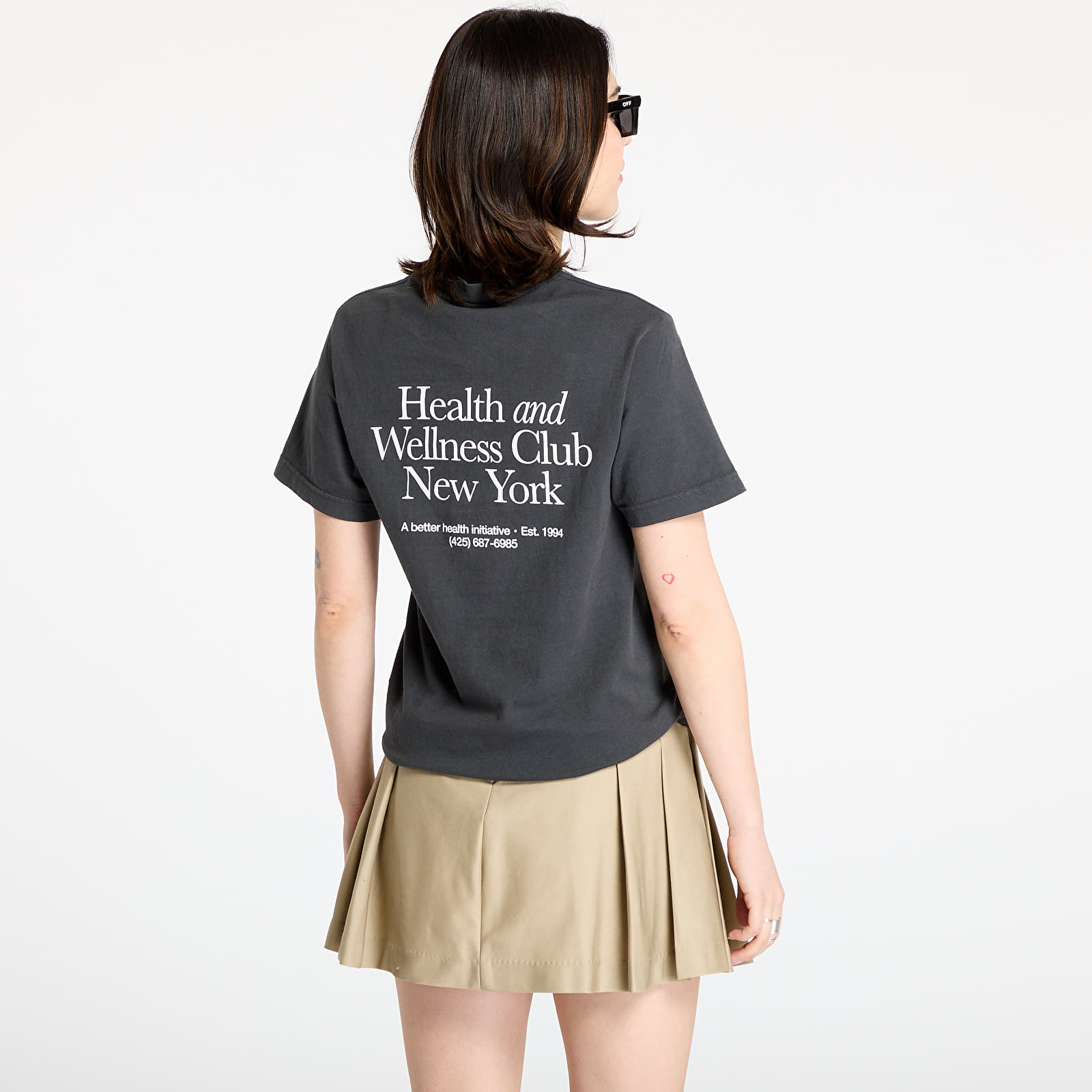 Pólók Sporty & Rich HWCNY T-Shirt Faded Black