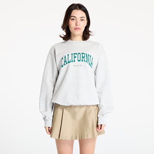 Sporty & Rich California Crewneck Heather Gray