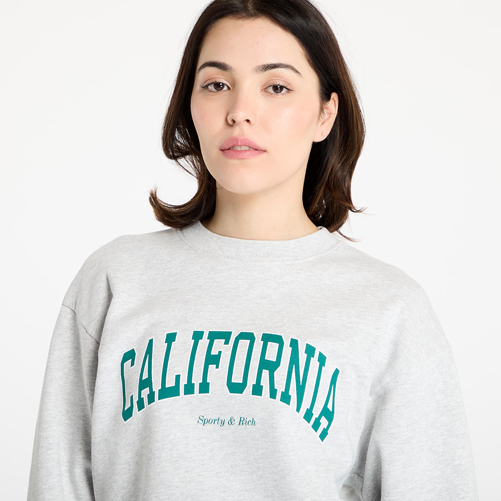 Hoodies and sweatshirts  Sporty & Rich California Crewneck Heather Gray