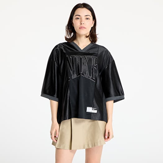 Maglia Nike Sportswear Street Women's Oversized Short-Sleeve Graphic Jersey Black/ Anthracite