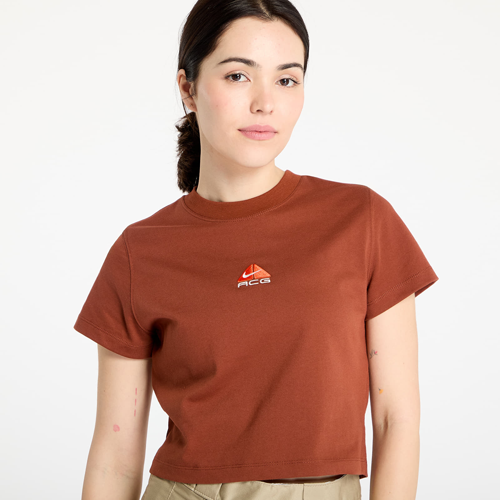   Μπλούζες Nike ACG Women's Dri-FIT T-Shirt Cinnamon/ Picante Red/ Summit White