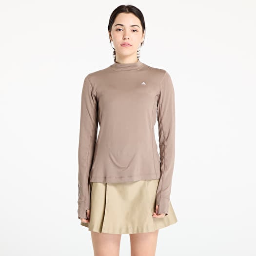 Tank top Nike ACG "Goat Rocks" Women's Dri-FIT ADV Long-Sleeve Top Mink Brown/ Summit White