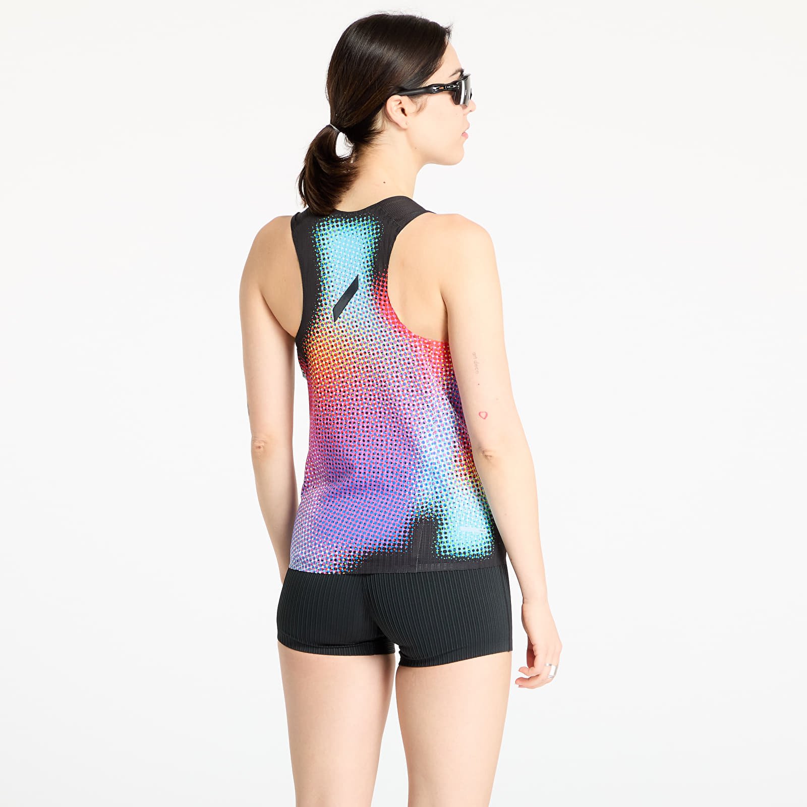 Vests SOAR Running Women's Race Vest Black Rainbow Dot