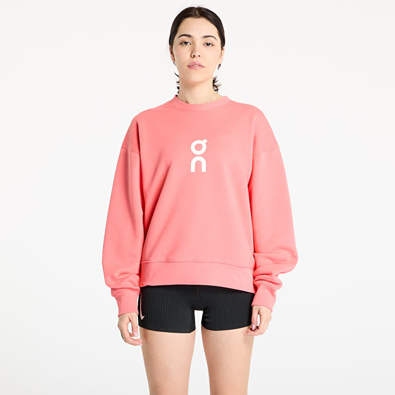 Sweatshirt On Club Crew Coral