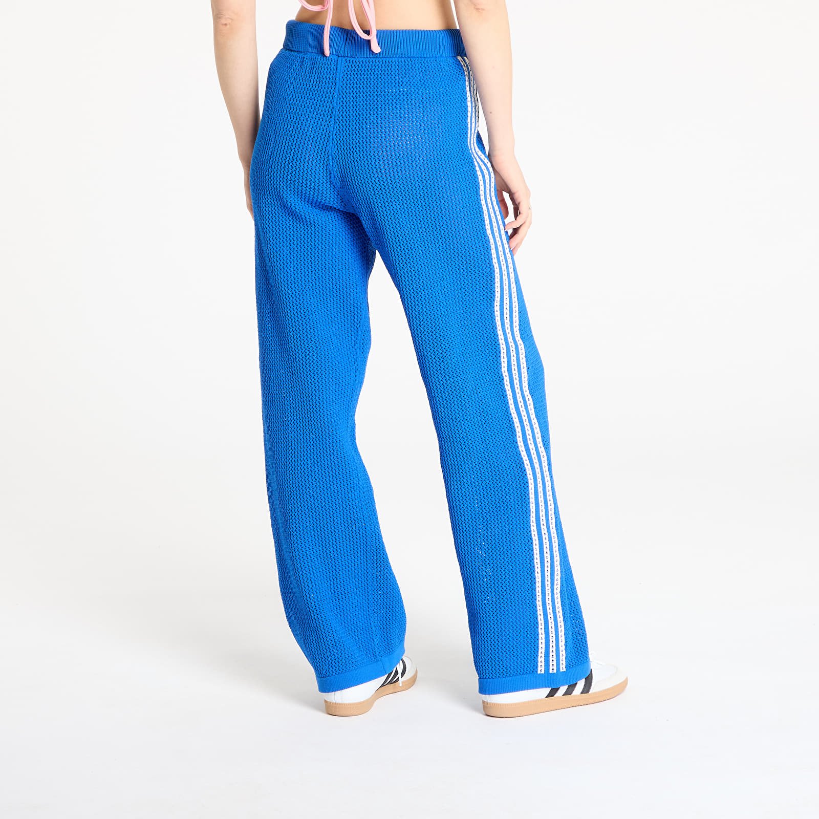 Pants adidas Originals Premium Crochet Track Pant Blue