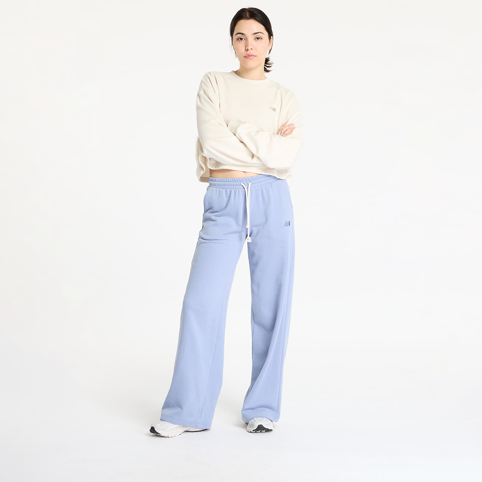 Trenirka hlače  New Balance Coastal Fleece Pant Dusk Shower
