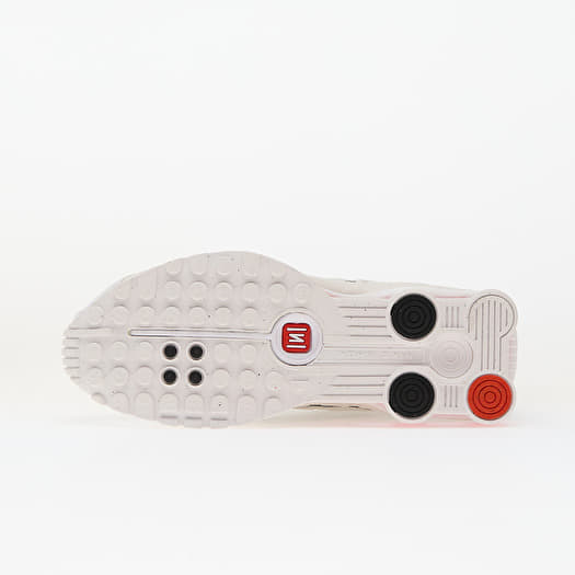 nike shox r4 white red