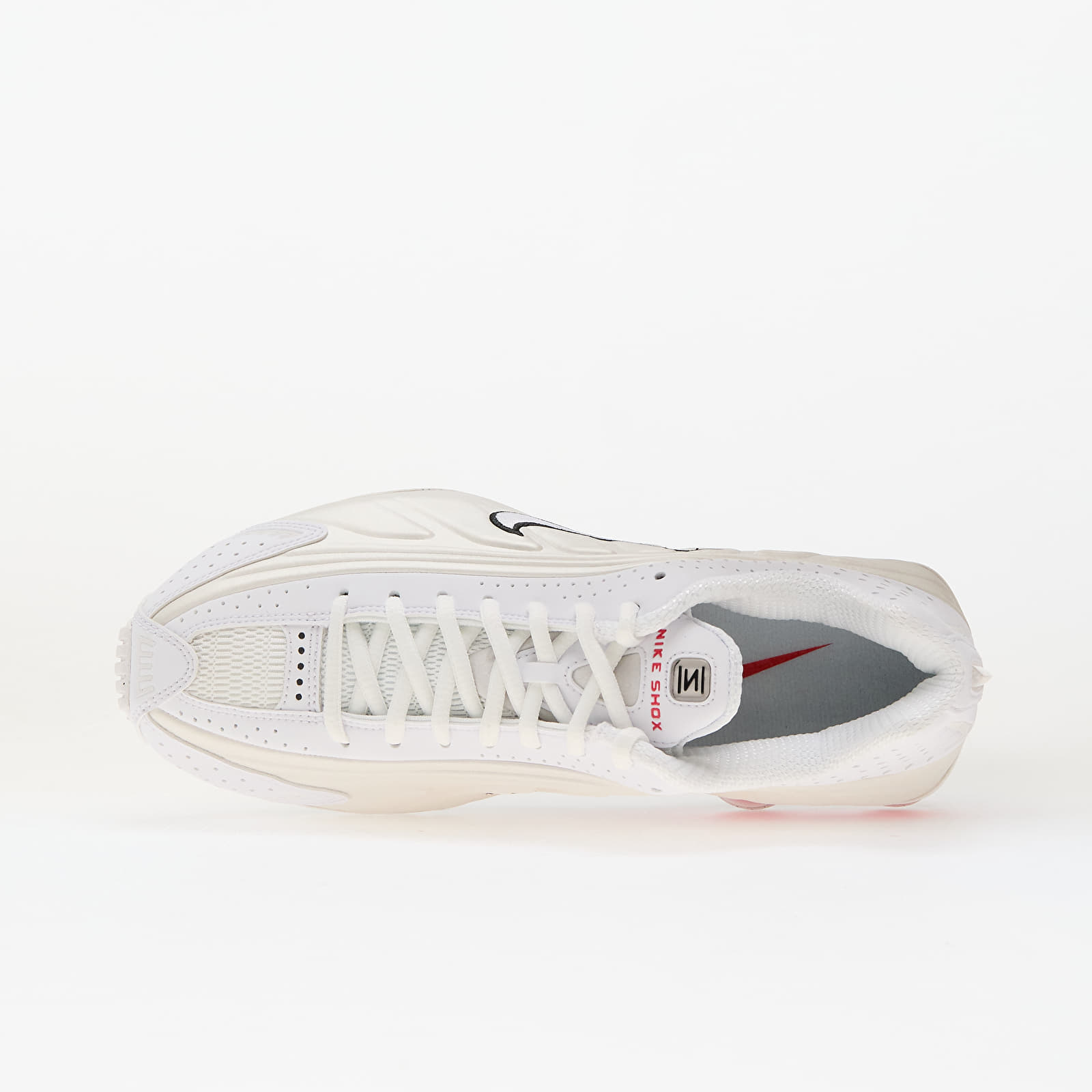 Încălțăminte și sneakerși pentru femei Nike W Shox R4 White/ White-Phantom-Picante Red