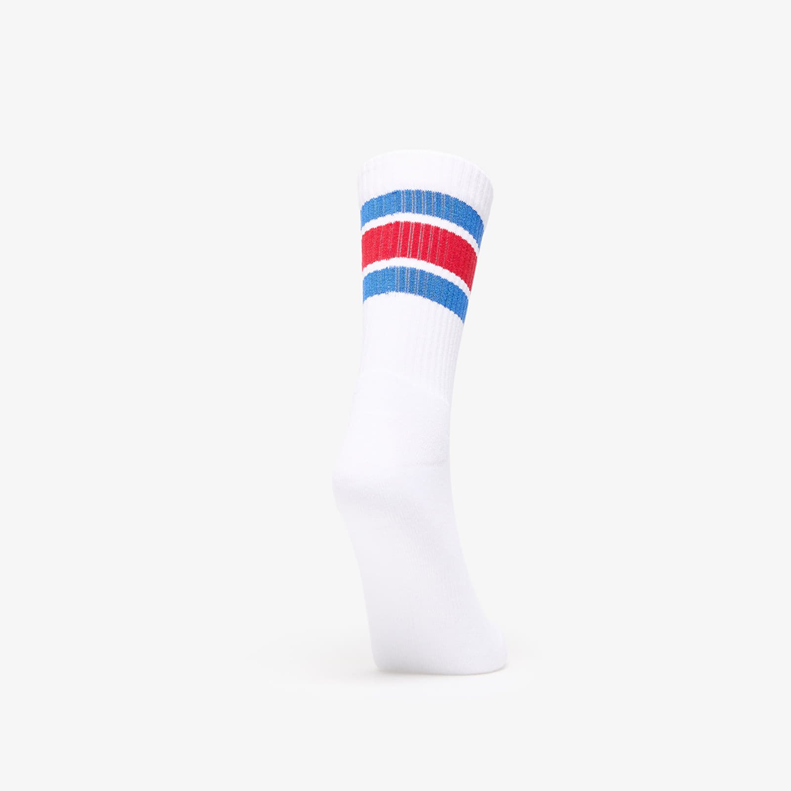 Socks Sporty & Rich Serif Logo Socks White/ Paris blue/ Ruby