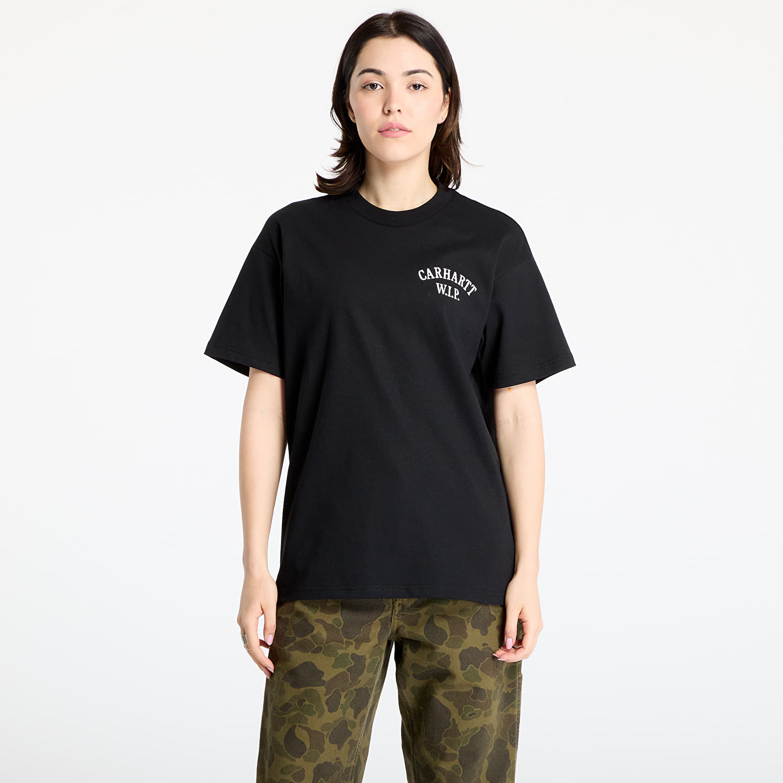 Tričká Carhartt WIP S/S Cabinetry T-Shirt UNISEX Black/ White
