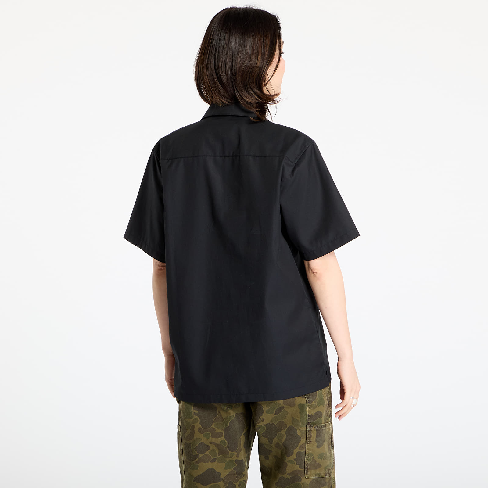 Košele Carhartt WIP S/S Delray Shirt UNISEX Black/ White