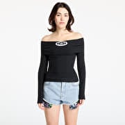 adidas Originals Off Shoulder Top Black