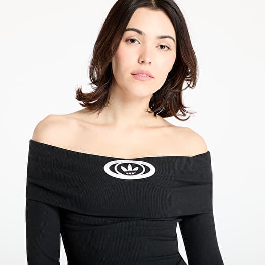 Women's tops adidas Originals Off Shoulder Top Black | Footshop