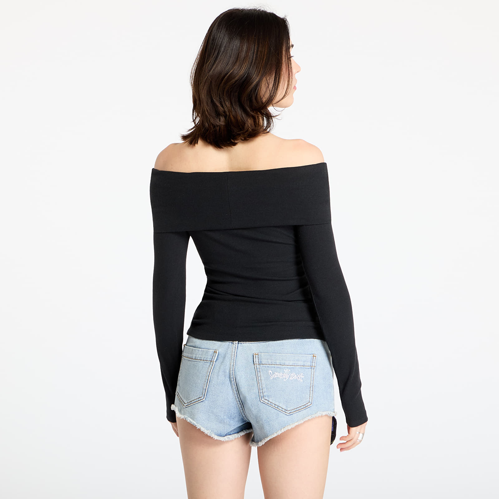 Női topok adidas Originals Off Shoulder Top Black