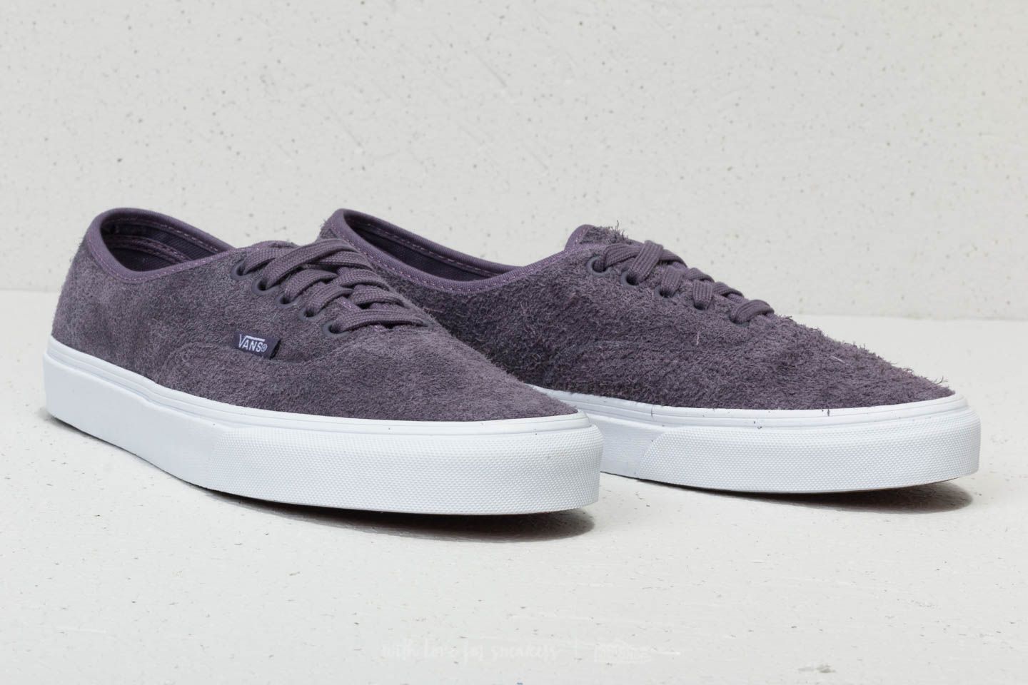 Men s shoes Vans Authentic Hairy Suede Purple Sage Footshop