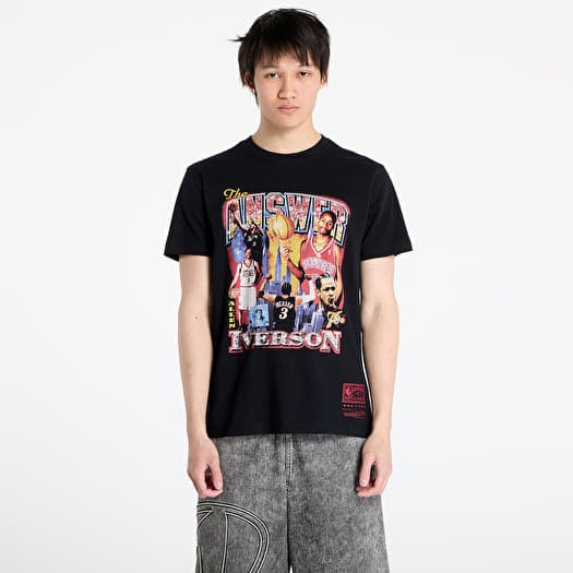 T-shirt Mitchell & Ness NBA 76Ers Allen Iverson Bootleg Tee Black