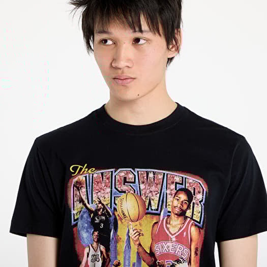 T-shirts Mitchell Ness NBA 76Ers Allen Iverson Bootleg Tee Black
