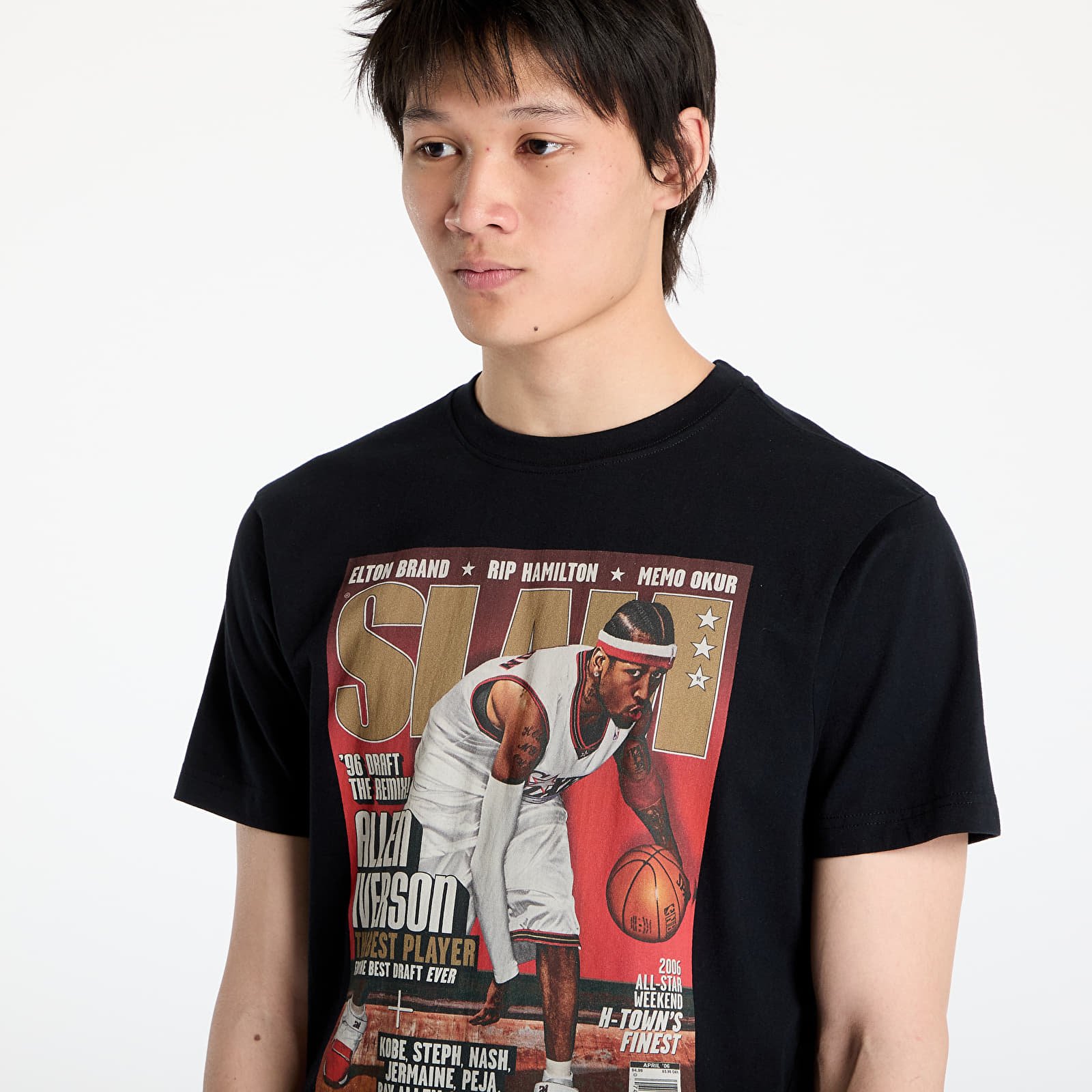 Camisetas Mitchell & Ness NBA 76Ers Allen Iverson Slam Tee Black