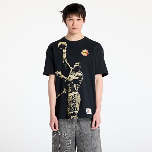 T-shirt Mitchell & Ness NBA Vintage Logo Rockets Hakeem Olajuwon Blockbuster Shortsleeve Player Tee Black