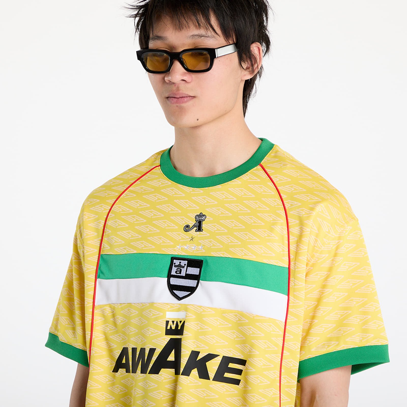 Jerseys Awake NY Sport Jersey SS Top Yellow