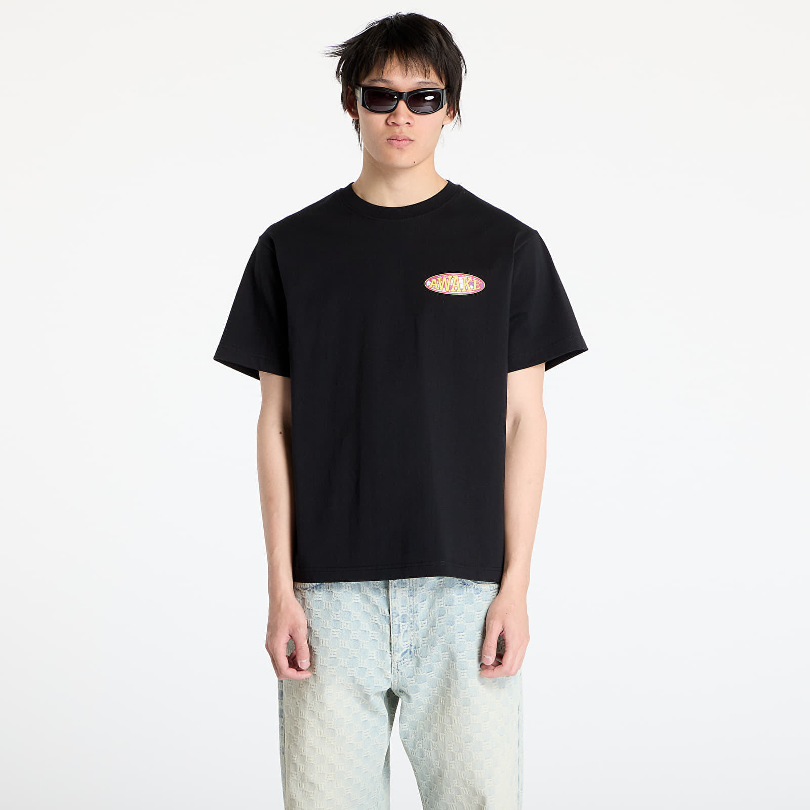 T-shirt Awake NY Les Everyday Tee Black XL