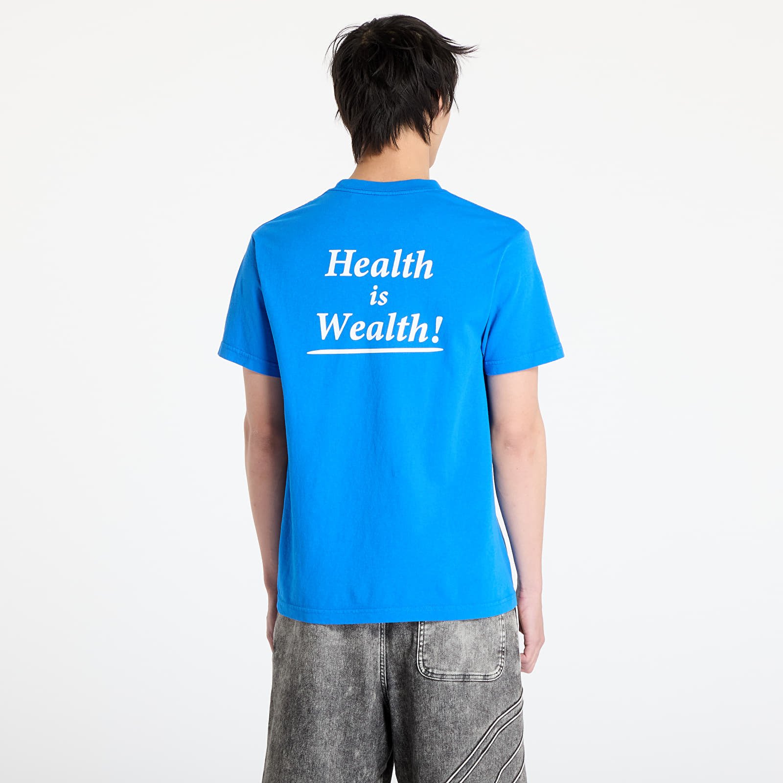 Camisetas Sporty & Rich Health is Wealth T-Shirt Paris Blue