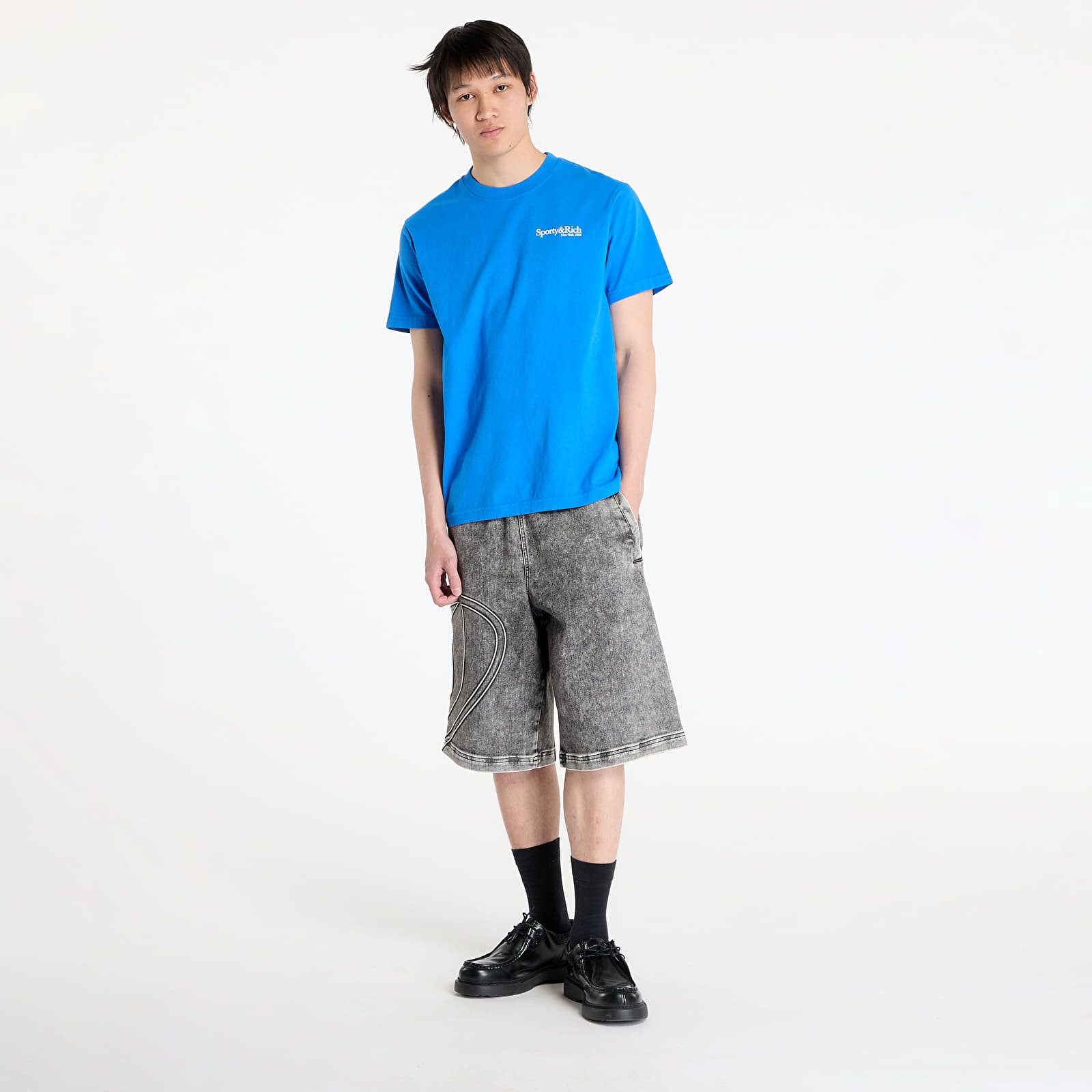 Camisetas Sporty & Rich Health is Wealth T-Shirt Paris Blue