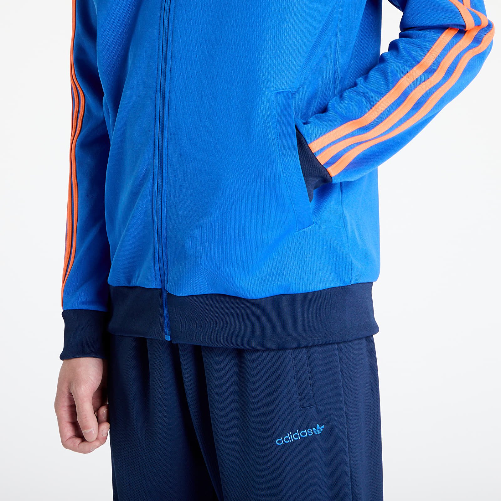 Kapuutsikud ja kampsunid adidas Track Top Blue